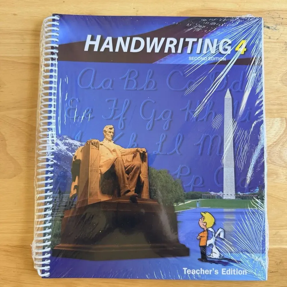 BJU Press Bob Jones Handwriting 4 Teachers Edition Homeschool Curriculum